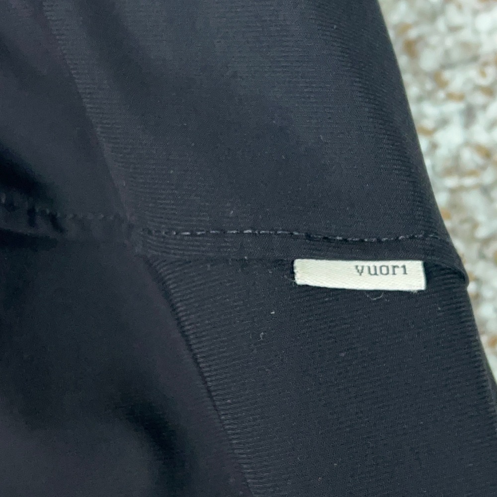 Vuori Pants Womens M Black Performance Stretch Miles Ankle Workout Gym Sports - Picture 9 of 10